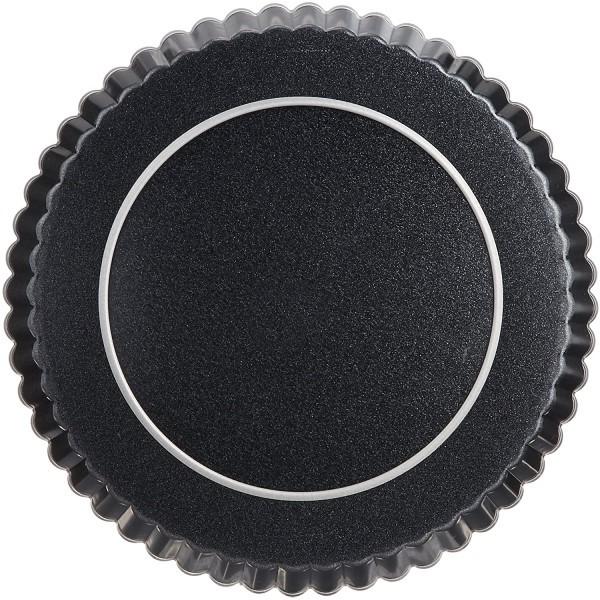 タルト型 18cm フッ素加工 波型 底取式 【メール便送料無料】 PP-718