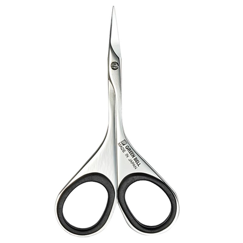 匠の技 ステンレス製化粧・眉用はさみ G-2112 グリーンベル 《メール便