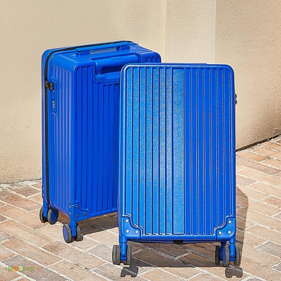スーツケース 機内持ち込み ファスナー式 軽量 人気色 クラインブルー キャリーケース キャリーバッグ 旅行 出張 通学 女の子 男 の子｜hmstore-2023｜05