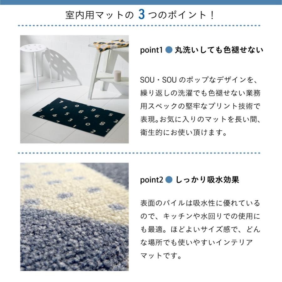 Sou Sou ずれない 玄関マット So Su U 日本製 45 75cm 屋内用 おしゃれ かわいい 北欧 数字 クリーンテックス Cc Hmt Net 通販 Yahoo ショッピング