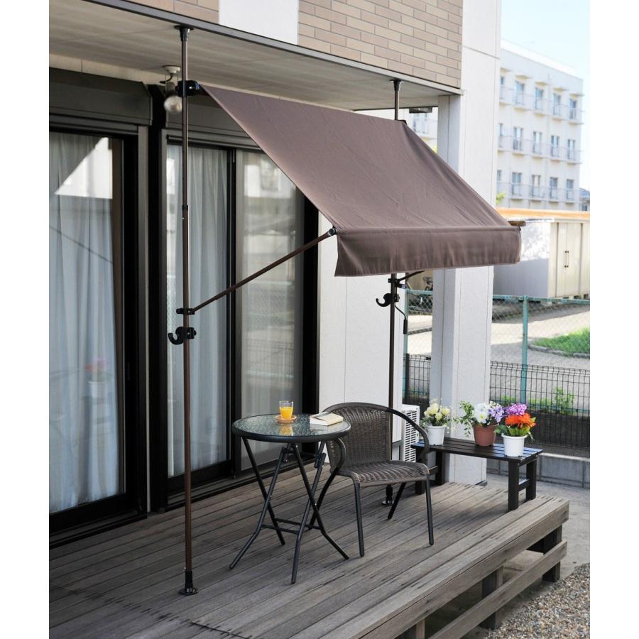 谷村実業 物干し竿付き オーニング 3ｍ幅 全4色 サンシェード オーニングシェード Diy 手動 巻取り 取付け 目隠しカバー 日よけ Tan 735 30 Hmt Net 通販 Yahoo ショッピング