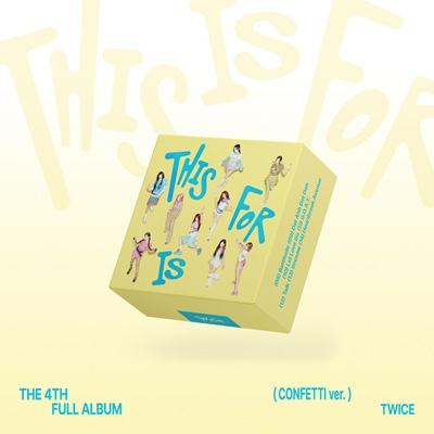 TWICE / 4th Full Album: THIS IS FOR (CONFETTI ver.) [8cm CD