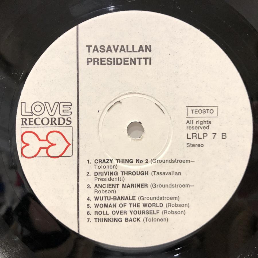 送料無料 【新宿ALTA】TASAVALLAN PRESIDENTTI/TASAVALLAN PRESIDENTTI(LRLP7) 【L1821236897】(9295円)