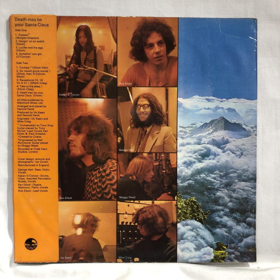 【HMV渋谷】SECOND HAND/DEATH MAY BE YOUR SANTA CLAUS(200MR6) UK-ORIGINAL FUNERAL収録 HAND/DEATH MAY BE YOUR SANTA CLAUS 200MR6 UK EX 中古品として並クラスの状態