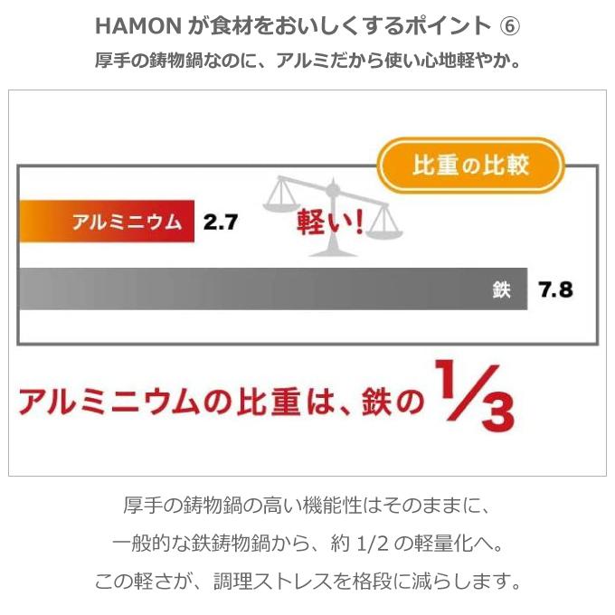 北陸アルミニウム ほうろう鍋 HAMON 琺瑯鍋 薄桜 21cm ガス火用 両手鍋