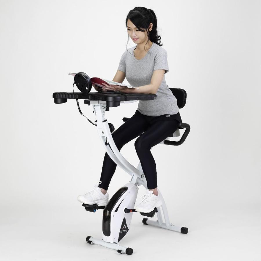 ALINCO（アルインコ） フィットネスバイク テーブル付ながらバイク