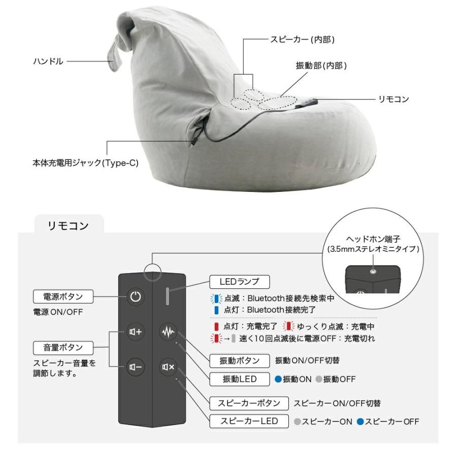 ALINCO（アルインコ） ビーズクッション サウンドビーズクッション