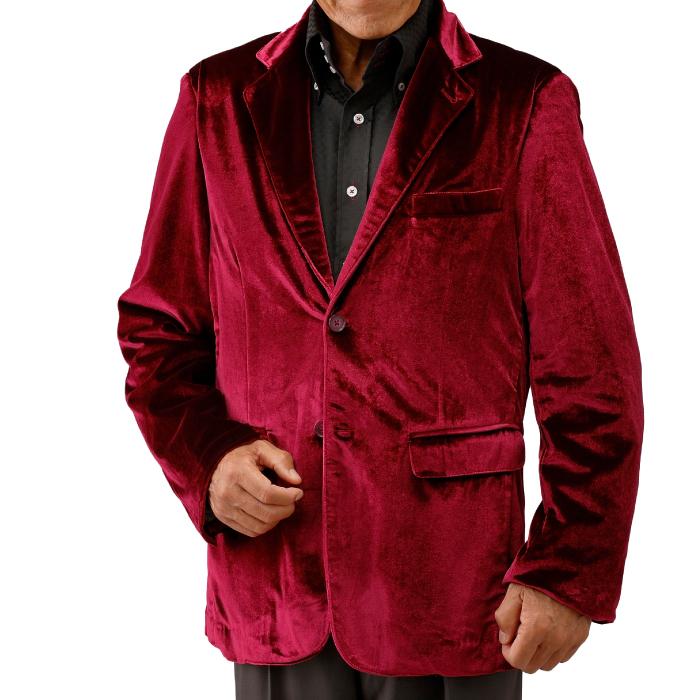 フランコ・コレツィオーニ）ベルベットジャケット 41201 ネイビー 紺