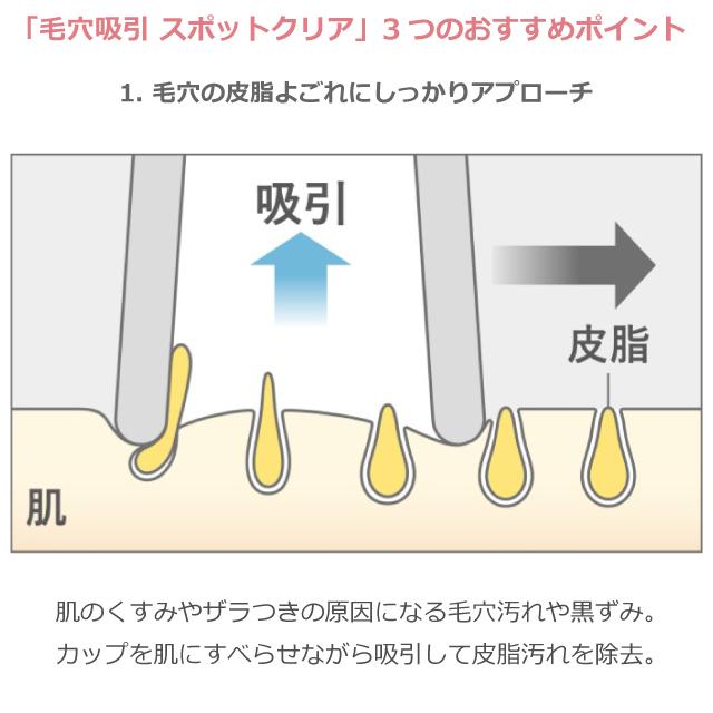 Panasonic（パナソニック） 毛穴吸引 スポットクリア EH-SC10 ベージュ