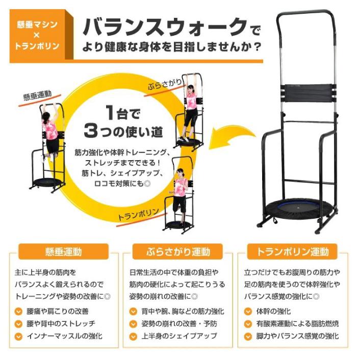 ALINCO　アルインコ　バランスウォーク　健康ぶら下がり器　EX8017　中古 ALINCO（アルインコ） バランスウォーク EX8017 懸垂マシン ぶら下がり