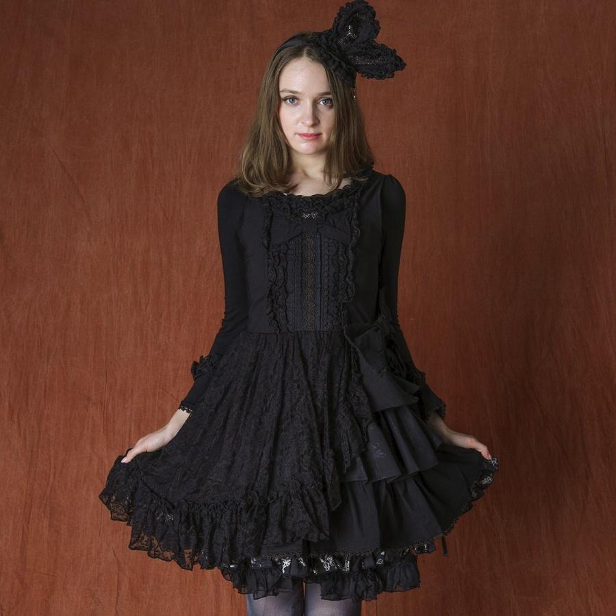 H Naoto ワンピース リボン ゴシック ロリータ ゴスロリ Frill Black Bow Dress Bfd21 O016 Bk M S Inc Fashion Store ヤフー店 通販 Yahoo ショッピング