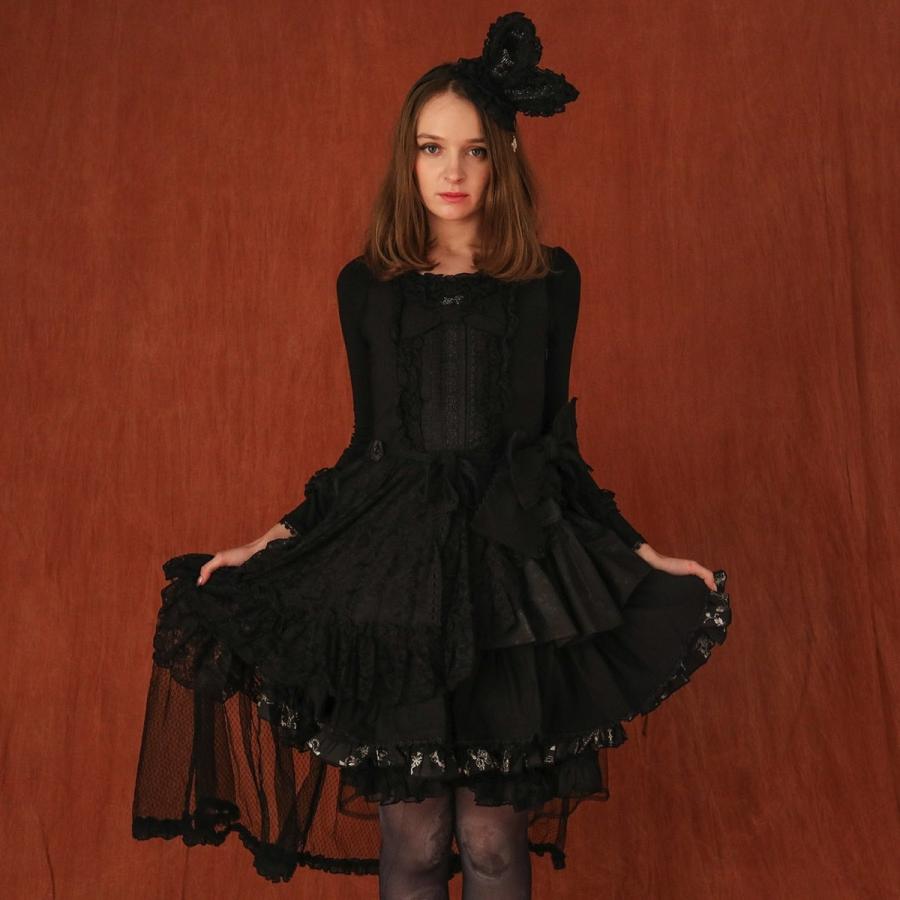 H Naoto ワンピース リボン ゴシック ロリータ ゴスロリ Frill Black Bow Dress Bfd21 O016 Bk M S Inc Fashion Store ヤフー店 通販 Yahoo ショッピング