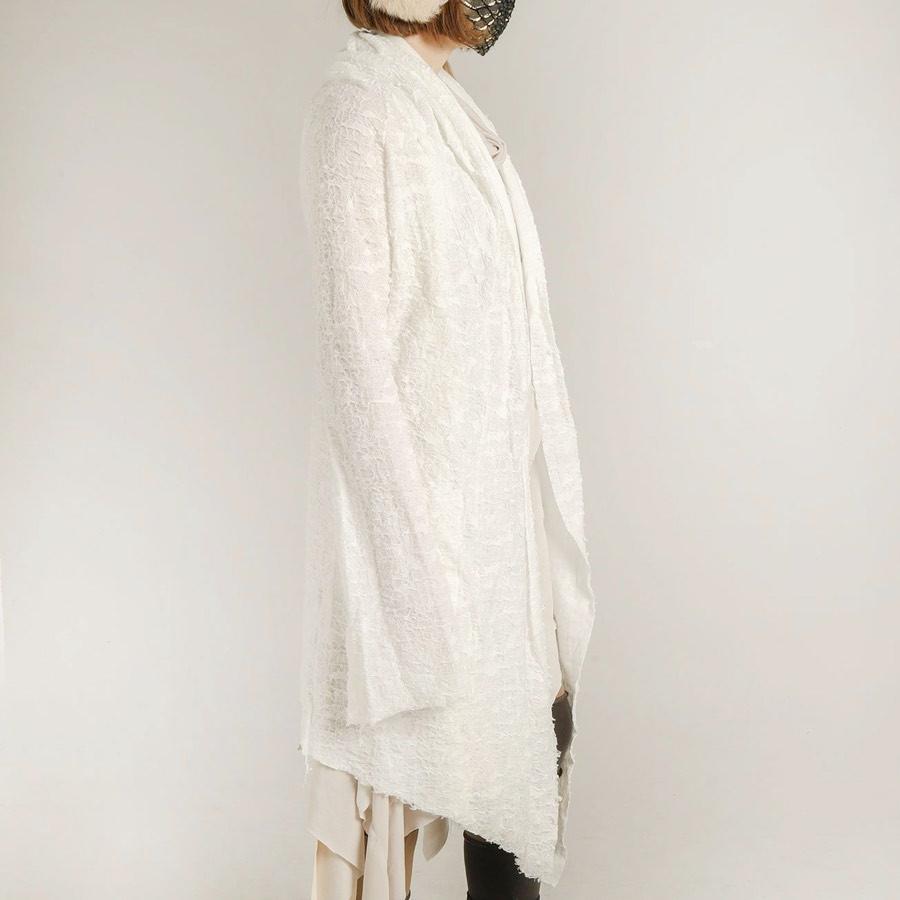H Naoto カーディガン 退廃的 ゴシック スチームパンク モード Damage Long White Cardigan Cnf29 Z030 Wh M S Inc Fashion Store ヤフー店 通販 Yahoo ショッピング