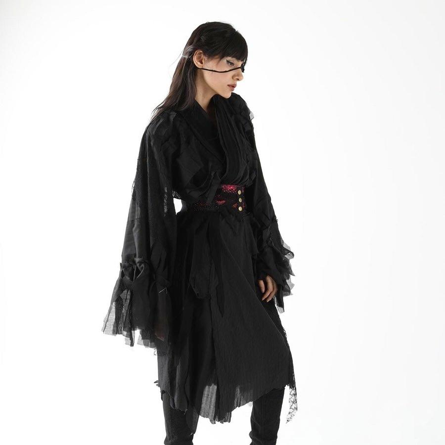 H Naoto 浴衣 帯 セット ゴシック 和ゴス 退廃的 モード Darkness Damage Yukata Cnf32 J166 Bk M S Inc Fashion Store ヤフー店 通販 Yahoo ショッピング