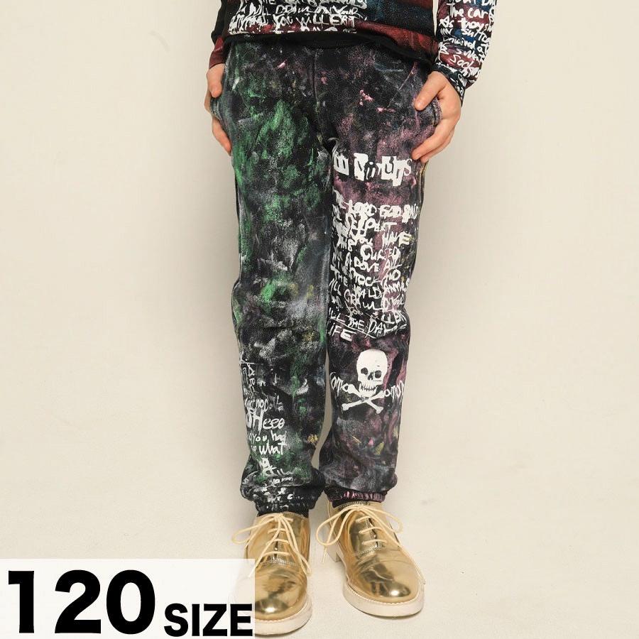 H Naoto Jr パンツ 1cm 子供服 髑髏 パンク パンキッシュ Anarchy Crash Paint Pant Cnf32 P010 Bk 1 S Inc Fashion Store ヤフー店 通販 Yahoo ショッピング