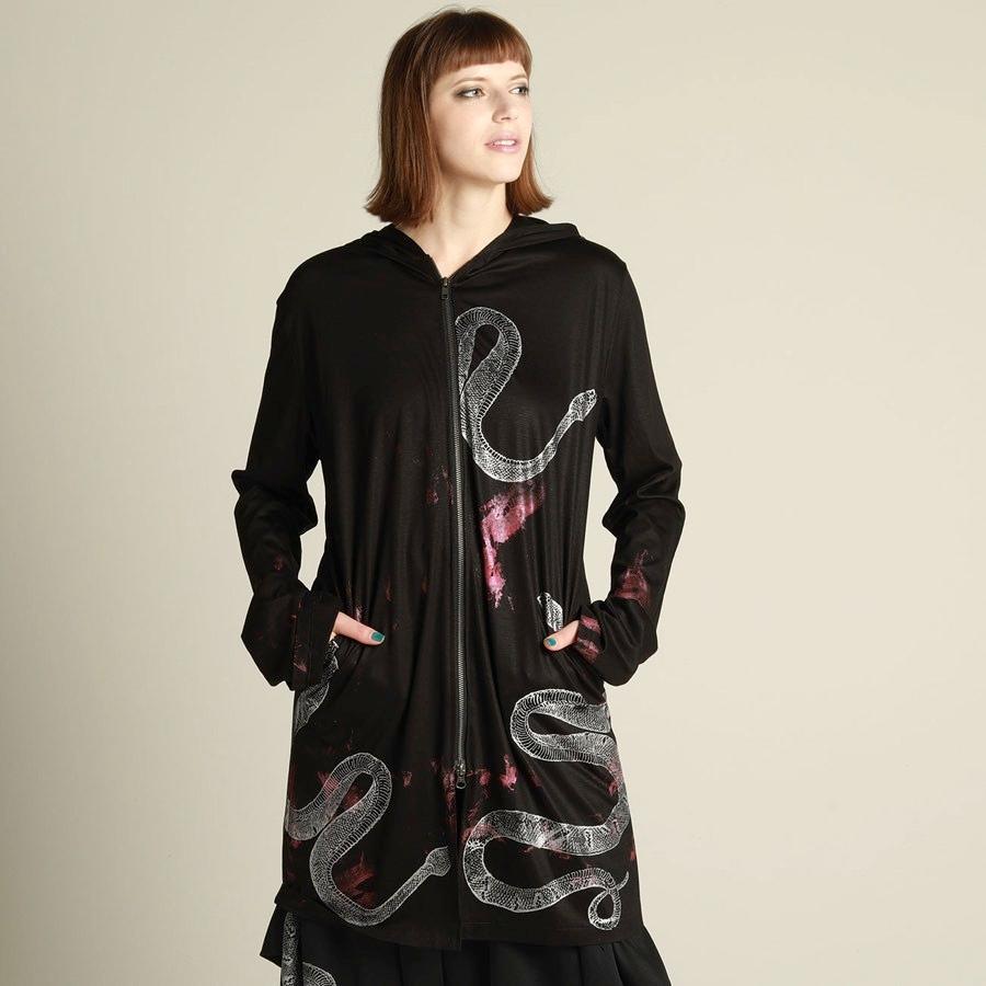 h.NAOTO ロングパーカー 蛇柄 薄手 ゴシック パンク モード Long Crash Paint Snake Hoodie :CNF32-Z190-BK-M:S-inc Fashion Store ヤフー店 - 通販 - Yahoo!ショッピング h.NAOTO ロングパーカー 蛇柄 薄手 ゴシック パンク モード Long Crash Paint Snake Hoodie :CNF32-Z190-BK-M:S-inc Fashion Store ヤフー店 - 通販 - Yahoo!ショッピング
