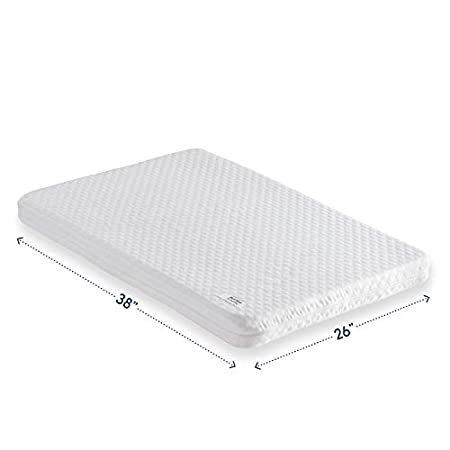 hiccapop Pack and Play Mattress Pad Dual for amp;並行輸入品 Babies 【本日特価】 Firm Side w Sided 最大77%OFFクーポン