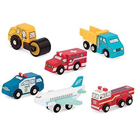 6732円 卓抜 6732円 非売品 Battat - Wooden Vehicles #x2013; Miniature Toy Cars Trucks Including Toy並行輸入品