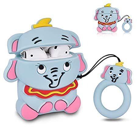 かわいい Airpodsケース Airspo かわいい漫画キャラクター Asc1 ブルー Airpods1 2充電ケース対応 シリコンairpodsケースカバー その他プリンター周辺機器 アクセサリー Michiganestateplanning Com