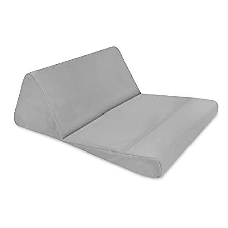 特別セーフ 特別価格SensorPEDIC グレー好評販売中 13インチ x 16インチ サポートフォームタブレットウェッジアクセサリー枕 On-The-Go 抱き枕