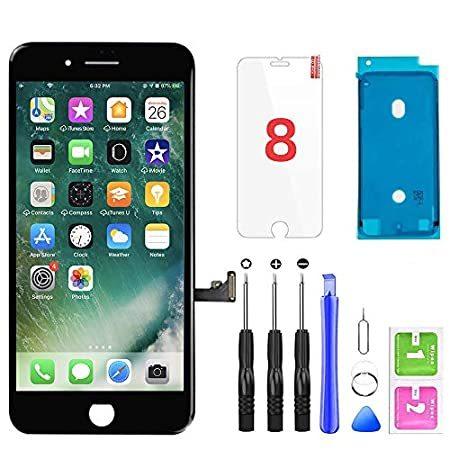 Qtlier Iphone 8用画面交換 Lcdディスプレイ タッチスクリーン デジタイザー アセンブリ 修理ツール 粘着ストリップ スクリーンプロテ New売り切れる前に