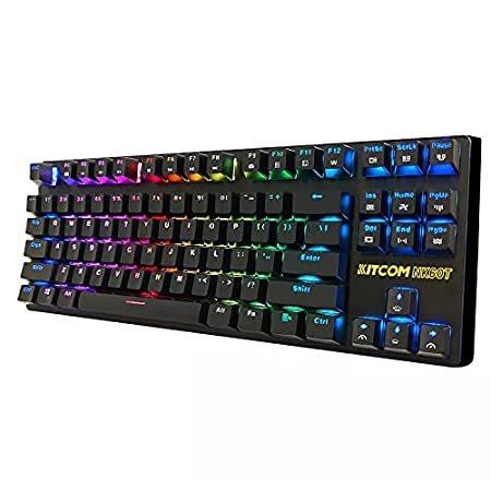 KITCOM NK60T Customiz and Switches Blue with Keyboard Gaming Mechanical TKL キーボード 【人気急上昇】
