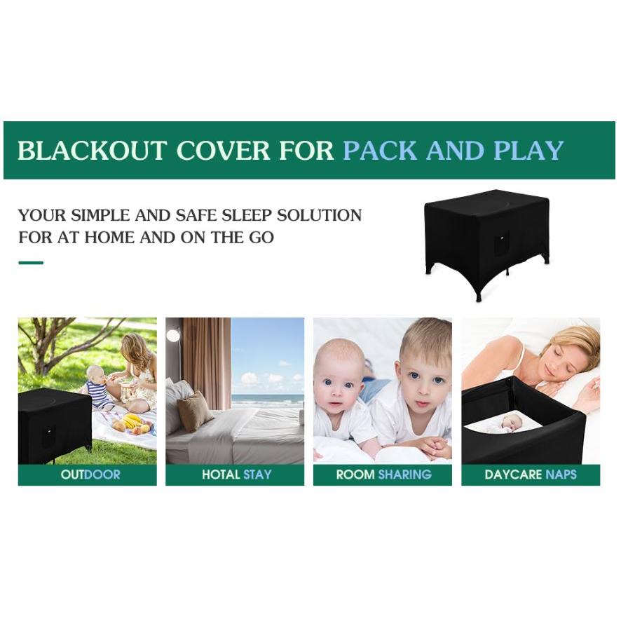 送料無料激安祭 パック Hiaksedt Play 旅行並行輸入品 遊び用 90 遮光 遮光テント ベビーベッドとプレイヤード Pack 屋内 遮光カバー N 屋外 プレイヤード