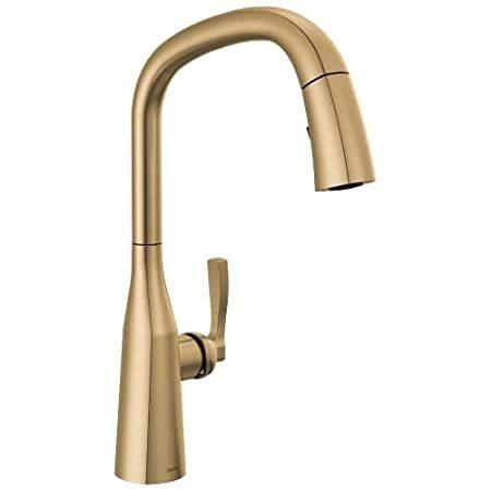 【予約】 Delta Faucet Spr Down Pull with Faucets Kitchen Faucet, Kitchen Gold Stryke その他電動工具