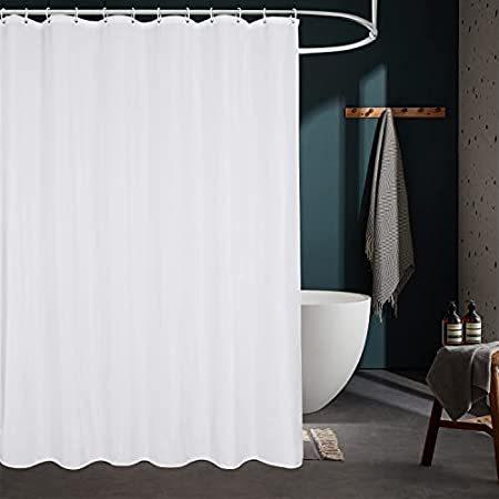 【激安】 Curtain Shower Long 特別価格Extra Liner Grom好評販売中 Fabric White Beneyhome Long, Inches 84 その他カーテン、ブラインド、レール