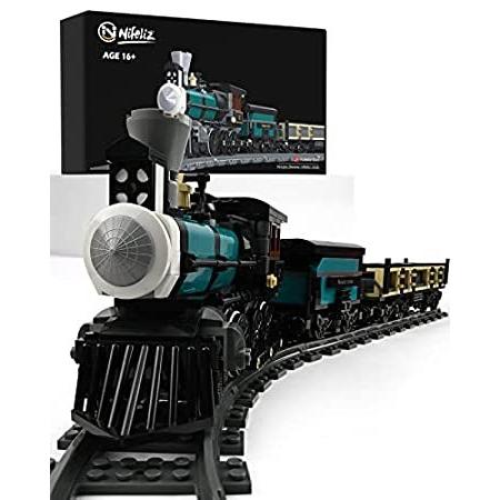 休日限定 Nifeliz TH10 蒸気機関車組み立てキットとエンジニアリング玩具 コレクター収集品 蒸気機関車ディスプレイセット 列車トラック付き列車愛好家へ並行輸入品 路面電車