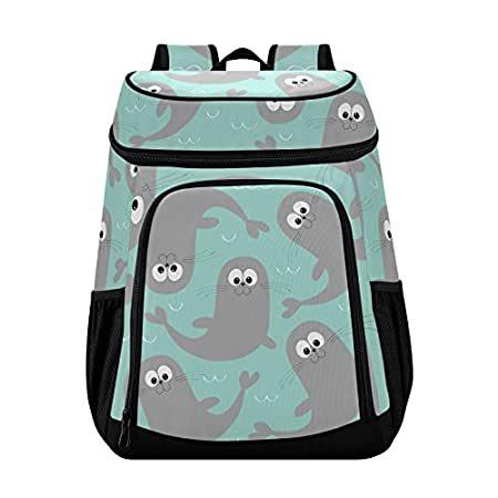 優れた品質 Soft Backpack Cooler Lion Sea Cartoon Cute Cooler Lunc並行輸入品 Freeze Insulated Bag クーラーバッグ、保冷バッグ