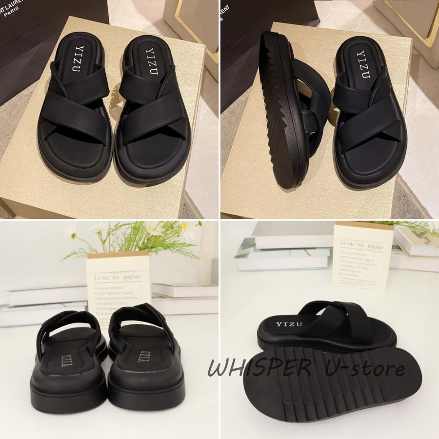 厚底サンダル レディースフラットサンダル : HNオンライン