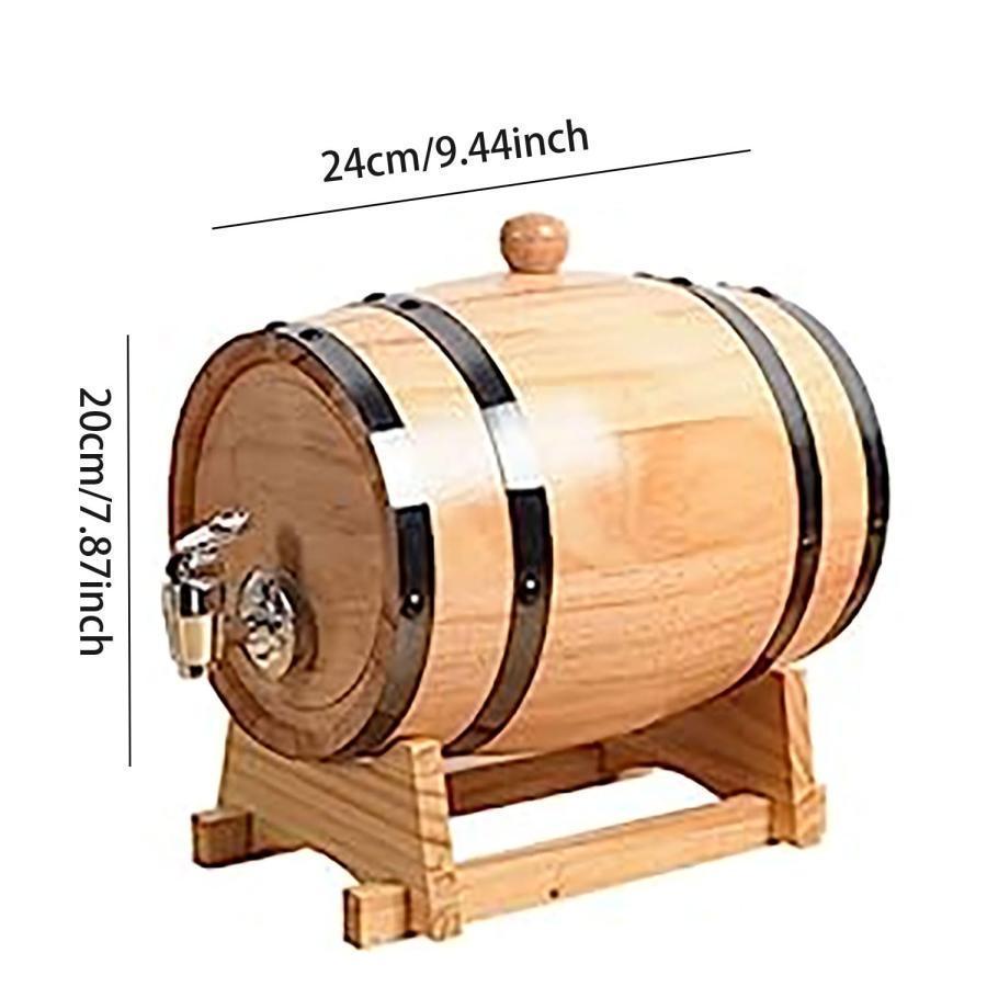オークワイン樽 ミニオーク樽 ビールサーバー ウイスキー樽 1L 1.5L 3L 木製 保存容器木製ビール樽 ワインオーク樽 横型ギフト 赤ワイン用 パーティー｜hnonlineshopstore2｜09