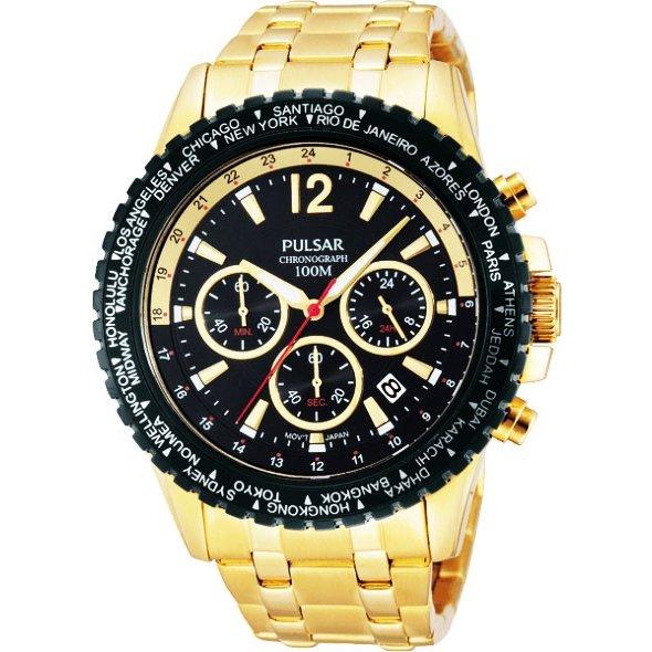 PULSAR（パルサー） セイコー SEIKO クロノグラフ腕時計 PT3578X1