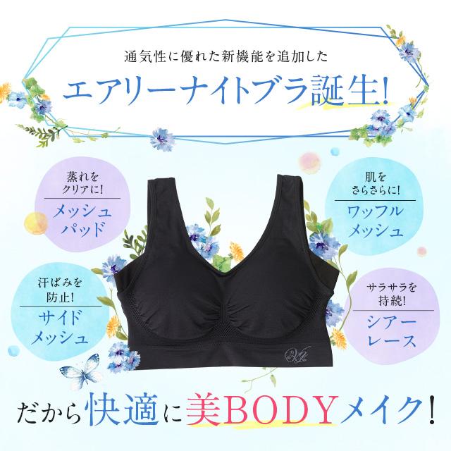 Viage ナイトブラ エアー 公式 3枚セット ビューティ 育乳 バスト