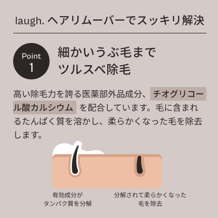 laugh. ラフドット へアリムーバー シトラス 除毛クリーム フェムケア 