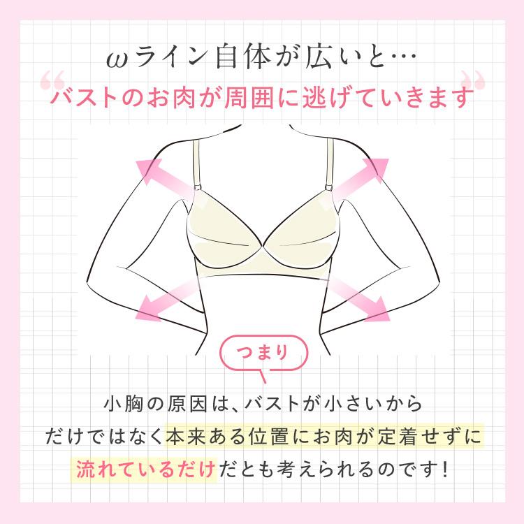 ショーツ ナイトブラ セット luna 公式 3枚セット LUNAナチュラルアップ ナイトブラ&ショーツセット 3枚 バストアップ 育乳の画像