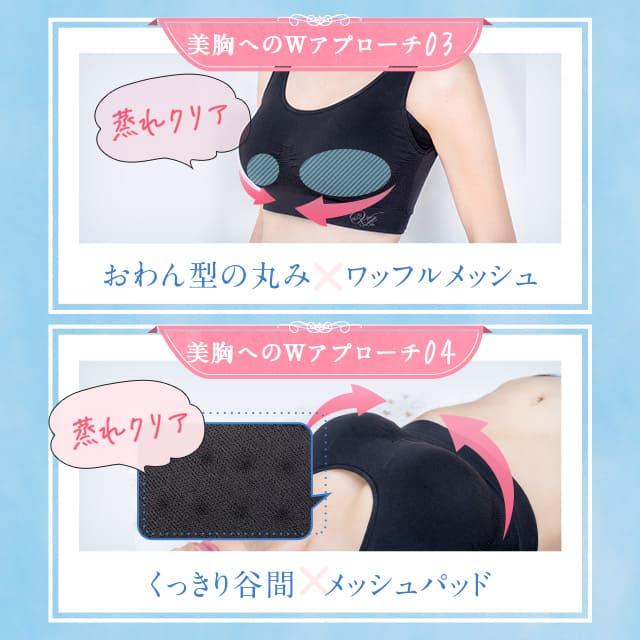 累計1000万枚突破 公式 VIAGE ビューティ アップ ナイトブラ＆ショーツ エアー単品育乳 バストアップ ブラジャー viage Viage ヴィアージュ Airの画像