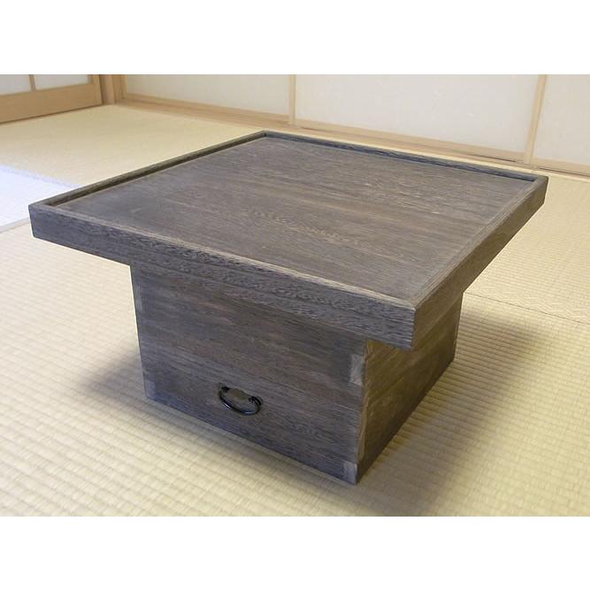 欅長火鉢 灰ならし 炭