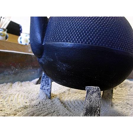 五徳 ごとく 南部鉄製 小 国産 火鉢道具 囲炉裏 ひばち 手作り 木炭 