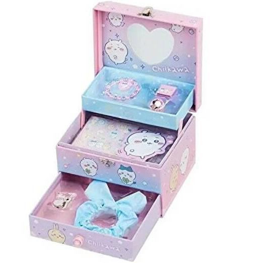 ちいかわ】【すみっコぐらし】ひみつのラブリーボックス かぎ付き 3段