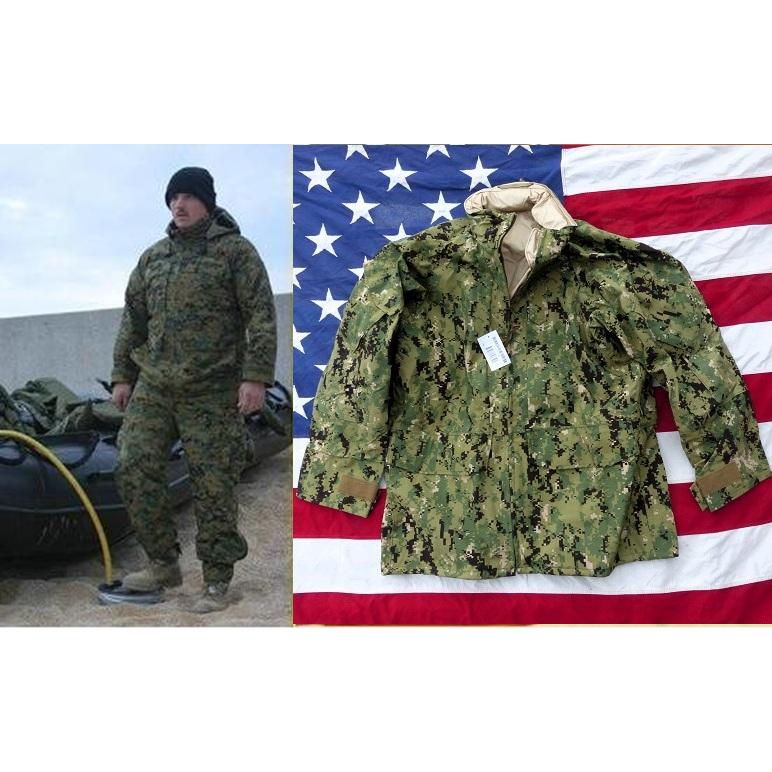 米軍実物　ゴアテックスパーカー　NWU　TYPEIII　AOR2　M-R　398 米軍実物 ゴアテックスパーカー NWU TYPEIII AOR2 M-R 398x : ホバート