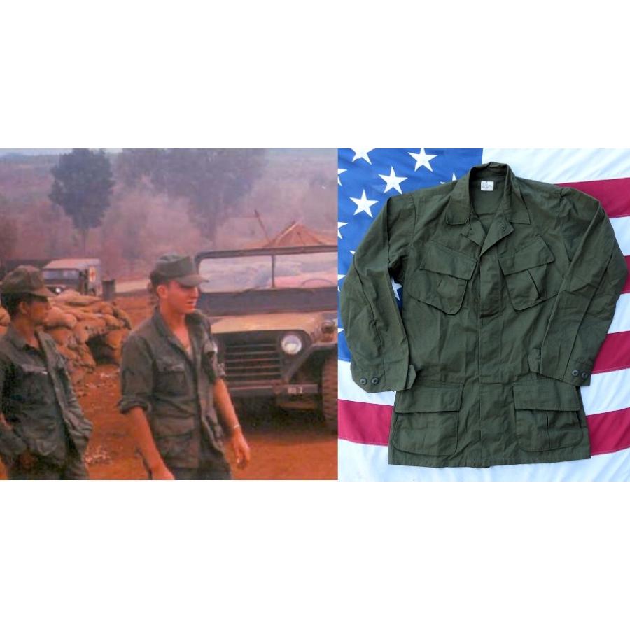 米軍実物 1970 デッド ナム戦 ジャングルファティーグジャケット S-L 