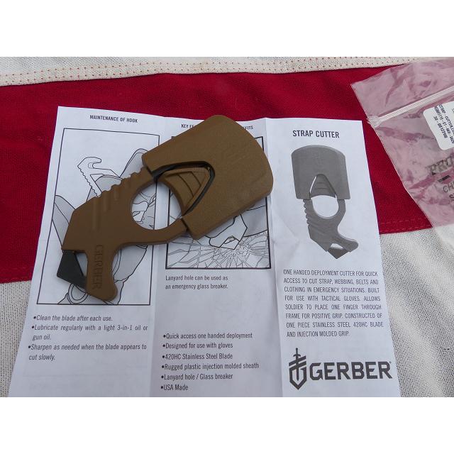 米軍放出品 GERBER ストラップカッター ガラスブレーカー