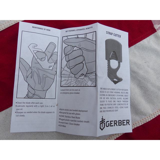 米軍放出品 GERBER ストラップカッター ガラスブレーカー