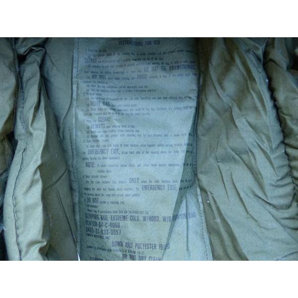 米軍実物 NEW! 極寒用 スリーピングバッグ 寝袋 EXTREME COLD 34x