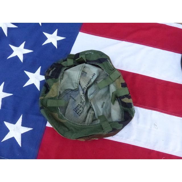 米軍実物 フリッツ ヘルメットカバー M／L ウッドランド PASGT 408x