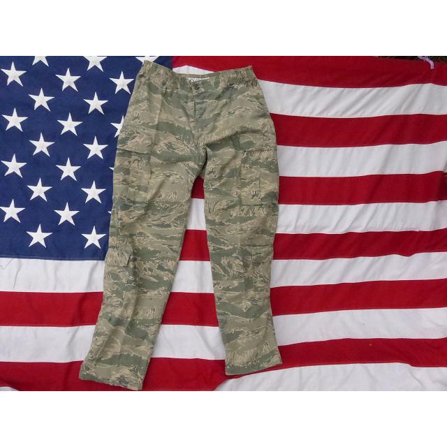 米軍実物 USED ARMY ACUトラウザー L-R 　A53 新品 70's USA製 実物 米軍 US ARMY トラウザーズ 緑系 35R