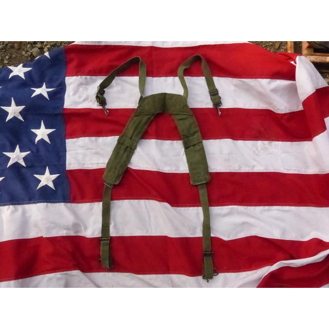 レア! 米軍実物 ナム戦 Hサスペンダー サイズL M1956 M56 レア! 米軍実物 ナム戦 Hサスペンダー サイズL M1956 M56
