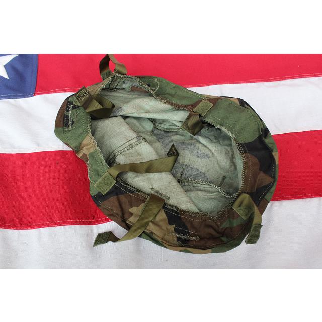 米軍実物 フリッツ ヘルメットカバー M／L ウッドランド PASGT 421x